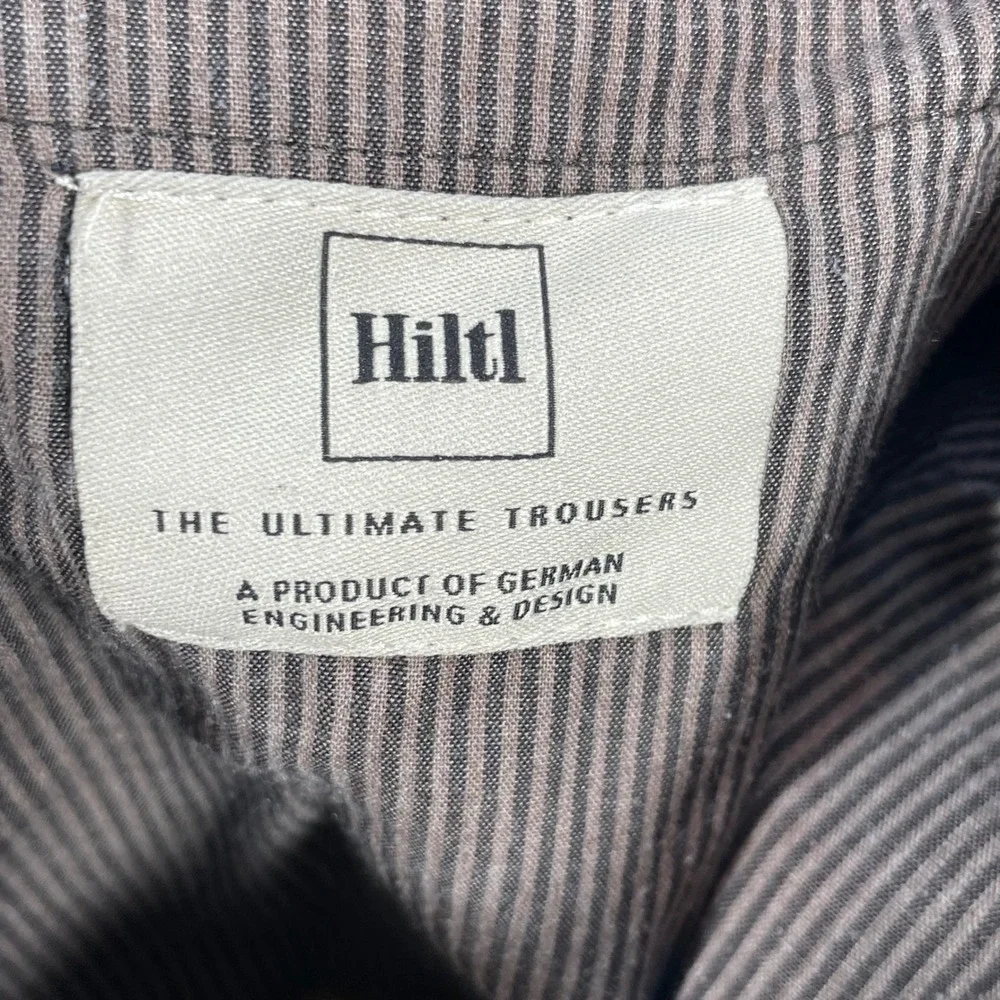 Hiltl Olive Green Chino Nobile Washcord Corduroy Chino Trousers Men 34x38